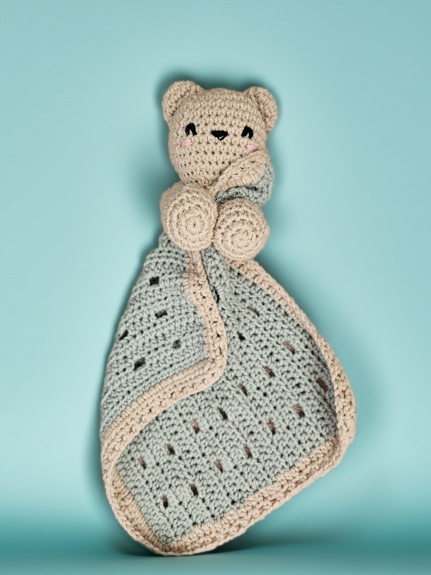 Crochet Bear Snuffie {Lovie}