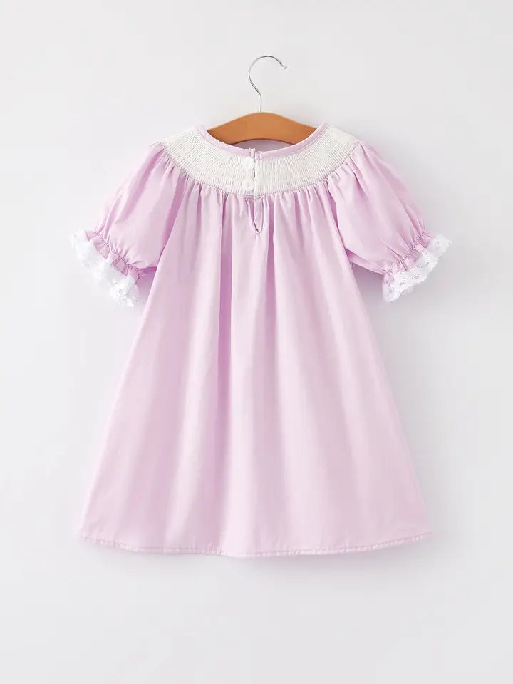Easter Bunny Smocked Dress