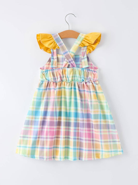 "JESUS ❤ ME "Embroidered Girls Dress