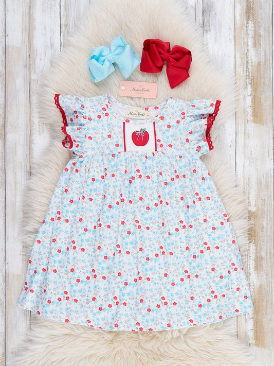 Orchard Bloom Floral Ruffle Dress