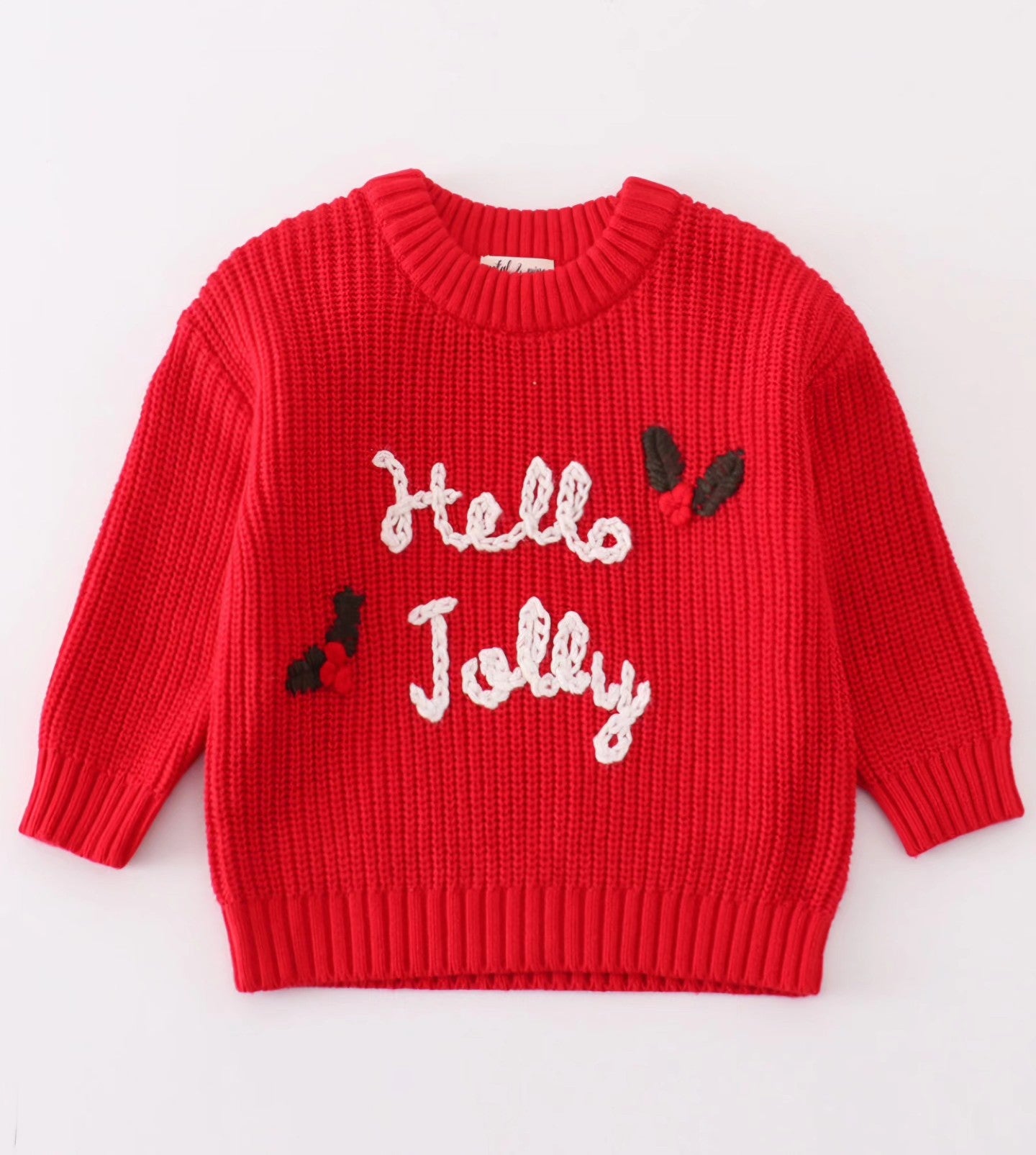 Hello Jolly Cable Knit Sweater
